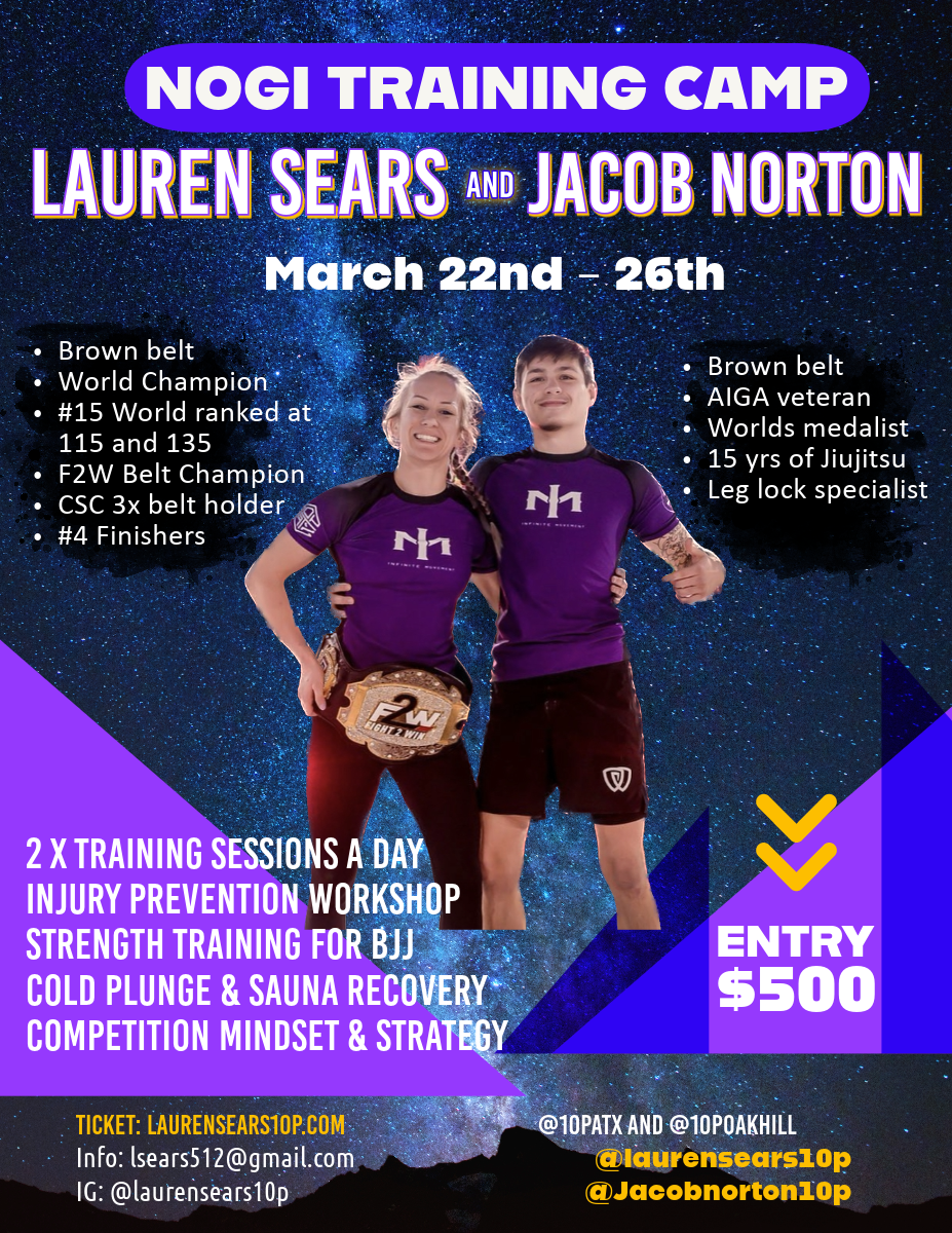 JIUJITSU CAMP ENTRY FEE